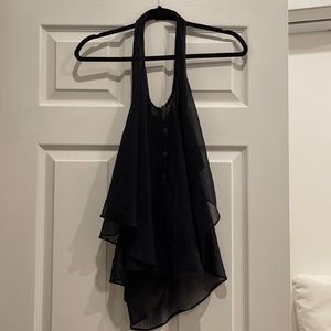 Halter chiffon top